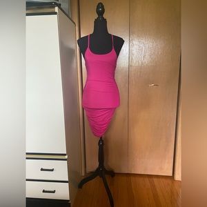 Summer tie up back dress